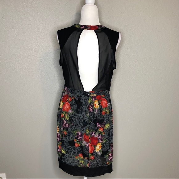 ASTR Sheer Floral Dress - Picture 4 of 7